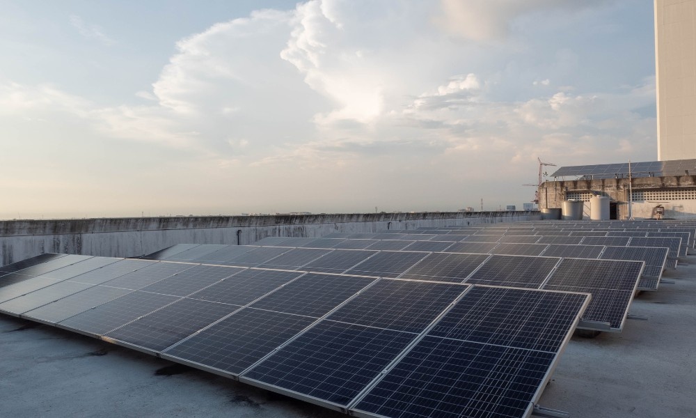 Floor Mounted Solar Installation 1